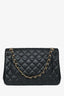 Pre-Loved Chanel™ 2011-12 Black Caviar Leather Classic Jumbo Double Flap GHW