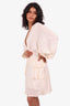Iro Cream Lace Detail Long Sleeve Ruffle Detail Dress Size 38