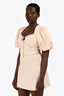 Frame Cream Puff Sleeve Mini Dress Size M