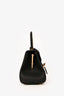 Delvaux Black Leather Le Brilliant Mini Top Handle with Strap