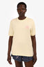 Loewe Yellow/Pink Anagram Embroidered T-Shirt Size M