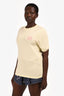 Loewe Yellow/Pink Anagram Embroidered T-Shirt Size M