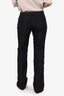 Alexander McQueen Silk Black Satin Trousers Size 38