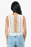 Zimmermann Cream Cotton/Eyelet Sleeveless Top Size 0