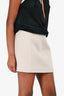 Elie Tahari Grey Wool Super Mini Skirt Size 4