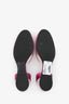 Roger Vivier Purple/Pink Satin Crystal Buckle Flats Size 37.5