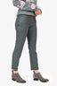 Thom Browne Grey Wool Capri Pants Size 38