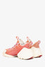 Christian Dior Pink/Orange Ombre Platform Sneakers Size 37 (As Is)