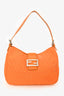 Fendi Orange FF Zucchini Canvas Baguette Shoulder Bag