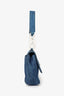 Pre-Loved Chanel™ 2002-03 Blue Denim CC Single Flap Bag