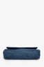 Pre-Loved Chanel™ 2002-03 Blue Denim CC Single Flap Bag