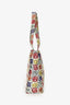 Pre-Loved Chanel™ White/Multicolour Floral Print CC Mini Tote