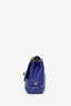 Pre-Loved Chanel™ 2000-02 Blue Chocolate Bar Mademoiselle 255 Reissue Flap Bag