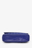 Pre-Loved Chanel™ 2000-02 Blue Chocolate Bar Mademoiselle 255 Reissue Flap Bag