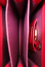 Bvlgari Red Leather Serpenti Top Handle Bag