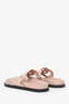 Hermès Rose Porcelaine Suede Extra Sandals Size 39
