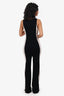 Missoni Black/White Ribbed Knit Sleeveless Jumpsuit Estimated Size M