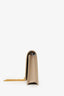 Saint Laurent Taupe Grained Leather Tassel Kate Small Crossbody