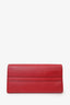 Prada Red Saffiano Cuir Small Monochrome Top Handle Tote With Pouch + Strap