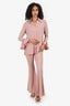 Sleeper Pink Glitter Venera Lurex Lounge Suit Set Size S