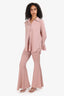 Sleeper Pink Glitter Venera Lurex Lounge Suit Set Size S
