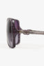Pre-Loved Chanel™ Purple Oversized Sunglasses