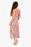 Veronica Beard Paisley One Shoulder Midi Dress Size 2