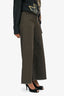 Elizabeth & James Green Wide Leg Cotton Pants Size 27
