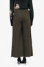 Elizabeth & James Green Wide Leg Cotton Pants Size 27