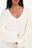 Samsøe Samsøe Ivory Knit Midi Sweater Dress Size S