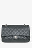 Pre-Loved Chanel™ 2009-10 Black Caviar Leather Medium Double Flap