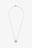 Qeelin 18K Rose Gold Double Petite Wulu Necklace with Diamonds