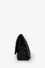 Pre-Loved Chanel™ 2012/13 Black Quilted Patent Maxi Double Flap Shoulder Bag