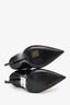 Saint Laurent Black Patent Leather Opyum Boots Size 37