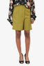 3.1 Phillip Lim Green High-Waisted Shorts Size 0