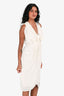3.1 Phillip Lim Cream Bow Detail Midi Dress Size 2