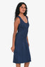 Proenza Schouler Black/Blue Knit Sleeveless Maxi Dress Size XS