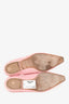 Bottega Veneta Pink Fuzzy Pointed Flats Size 36