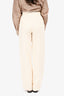 Jonathan Simkhai Cream Lace Corseted Wide Leg Pants Size 0