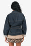 Vince Blue Denim Belted Jacket Size XS