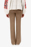Vince Brown Knit Open Knit Pants Size XS