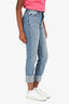 Ksubi Blue Denim Cuffed Jeans Size 24