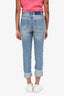 Ksubi Blue Denim Cuffed Jeans Size 24