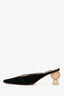 Jacquemus Black Asymmetrical Shape Heels Size 37