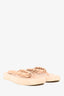 Vince Tan Braided Thong Platform Flip Flops Size 37