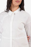 3.1 Phillip Lim White Cotton Button Up Midi Dress Size 0