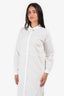 3.1 Phillip Lim White Cotton Button Up Midi Dress Size 0