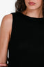 St. Agni Black Knit Long Slit Tank Top Size S
