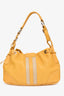 Prada Yellow Leather Shoulder Bag