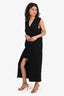Helmut Lang Black V-Neck Sleeveless Dress Size 0